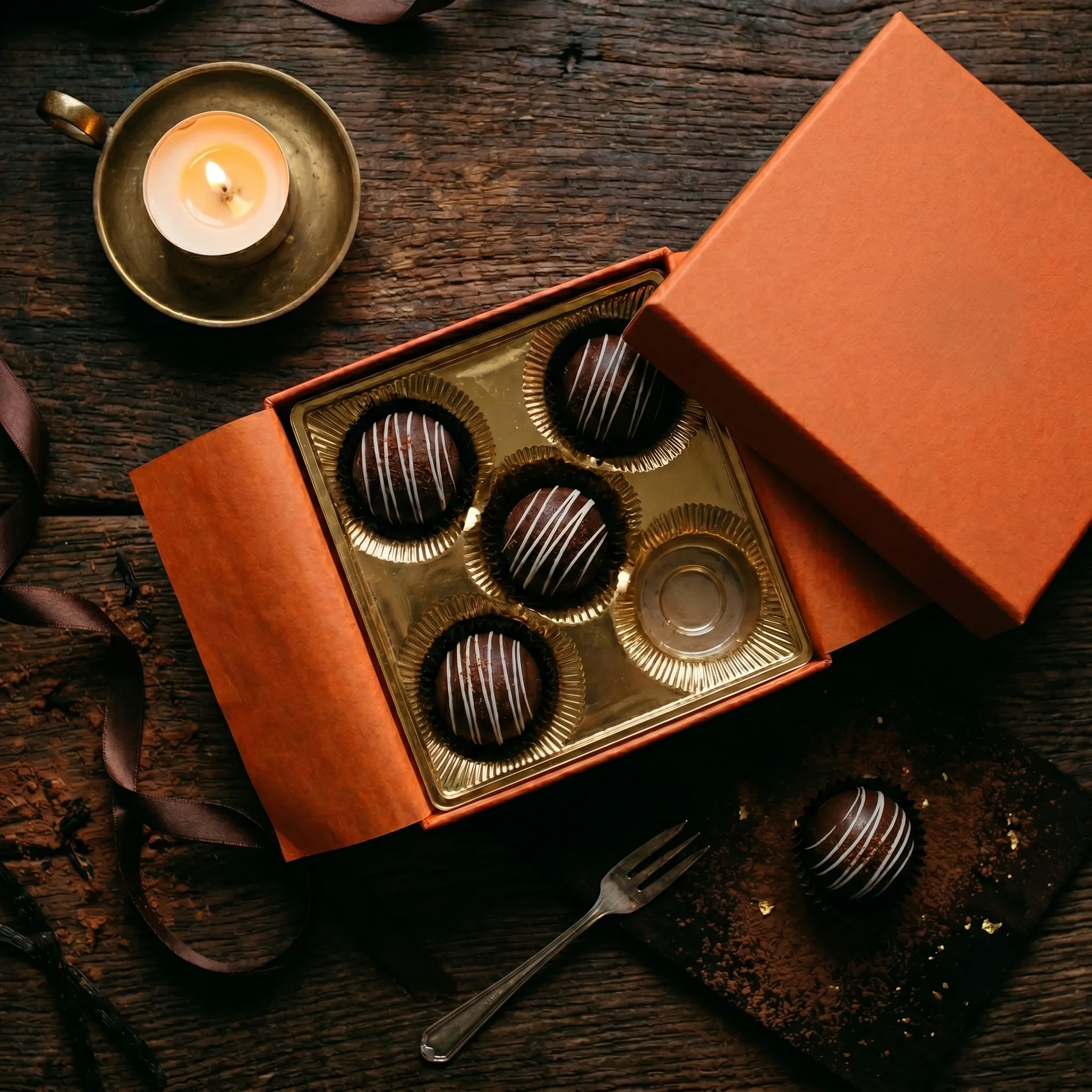 Chocolate Truffles box of 6