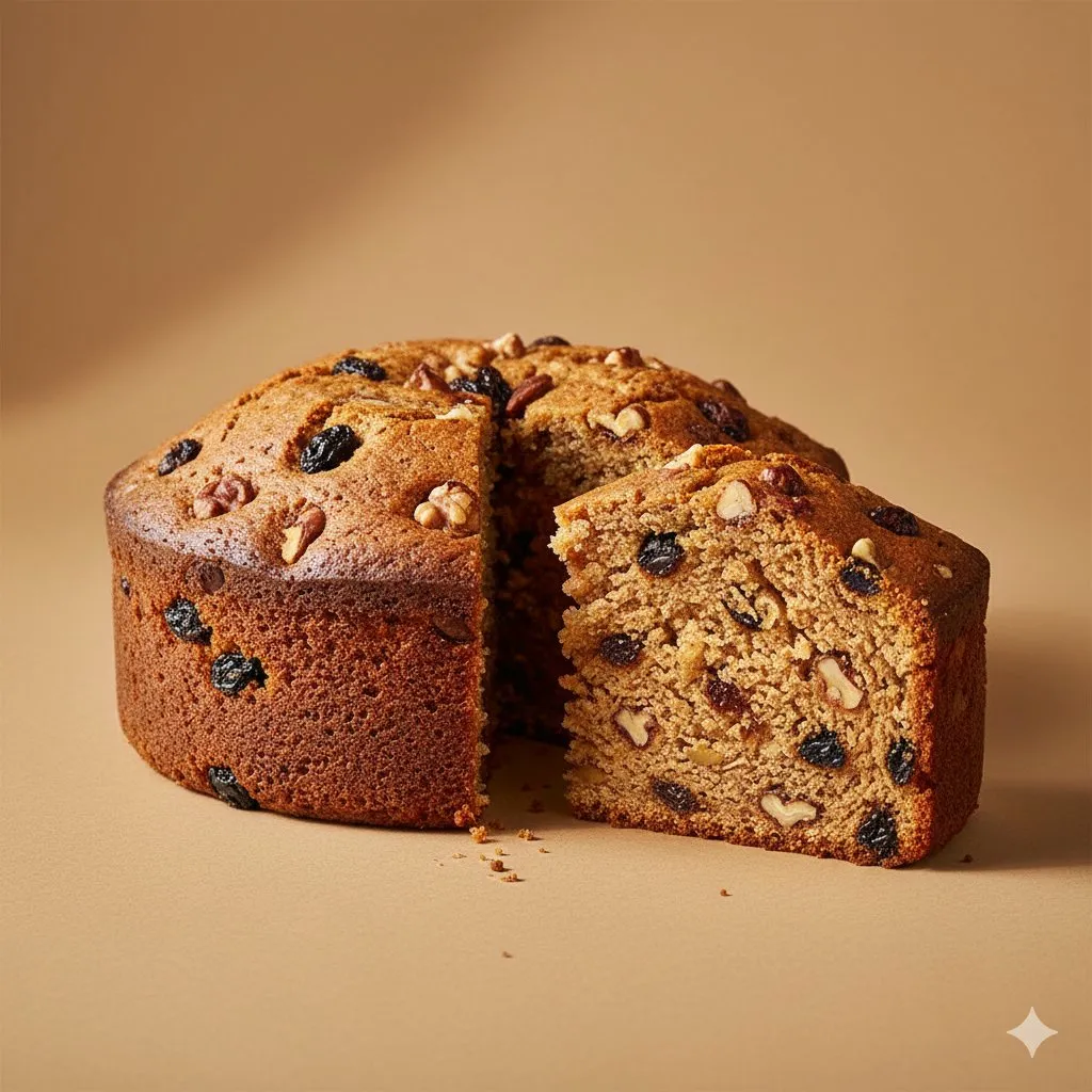 Atta Walnut Cake